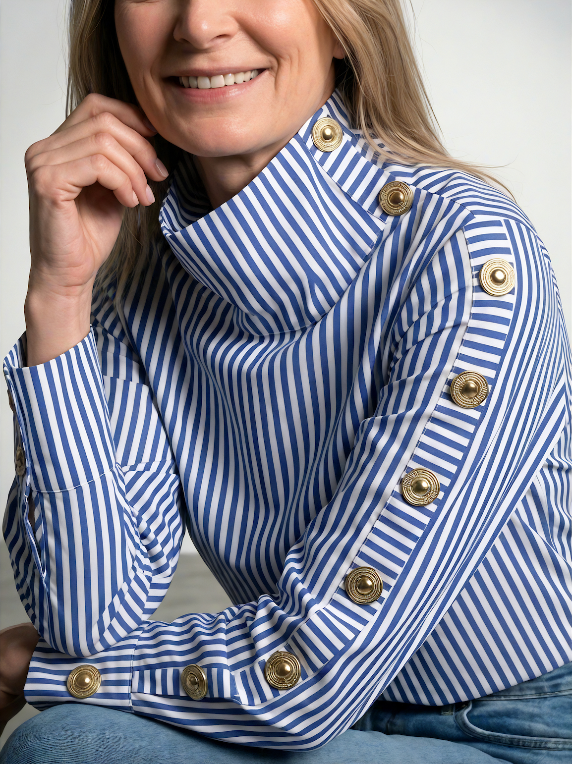 Noa | Gestreepte Blouse