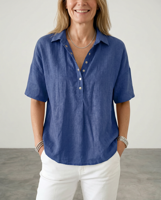 Chelsa | Kraag Blouse