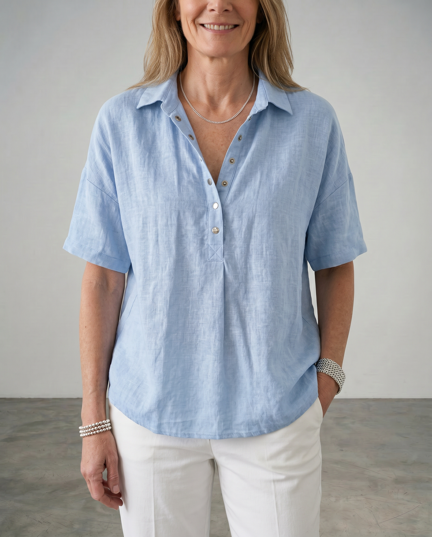 Chelsa | Kraag Blouse