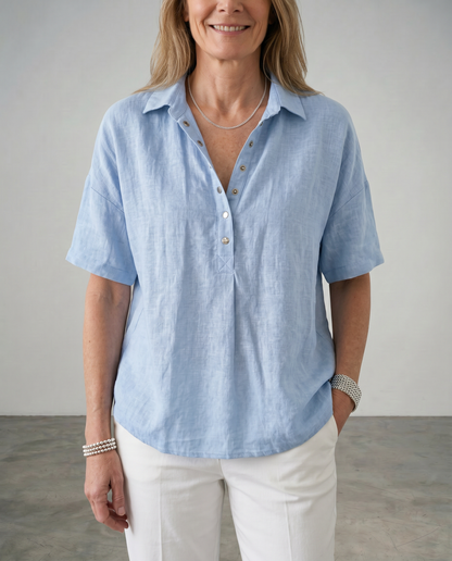 Chelsa | Kraag Blouse