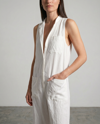 Lina | Katoenmix Jumpsuit