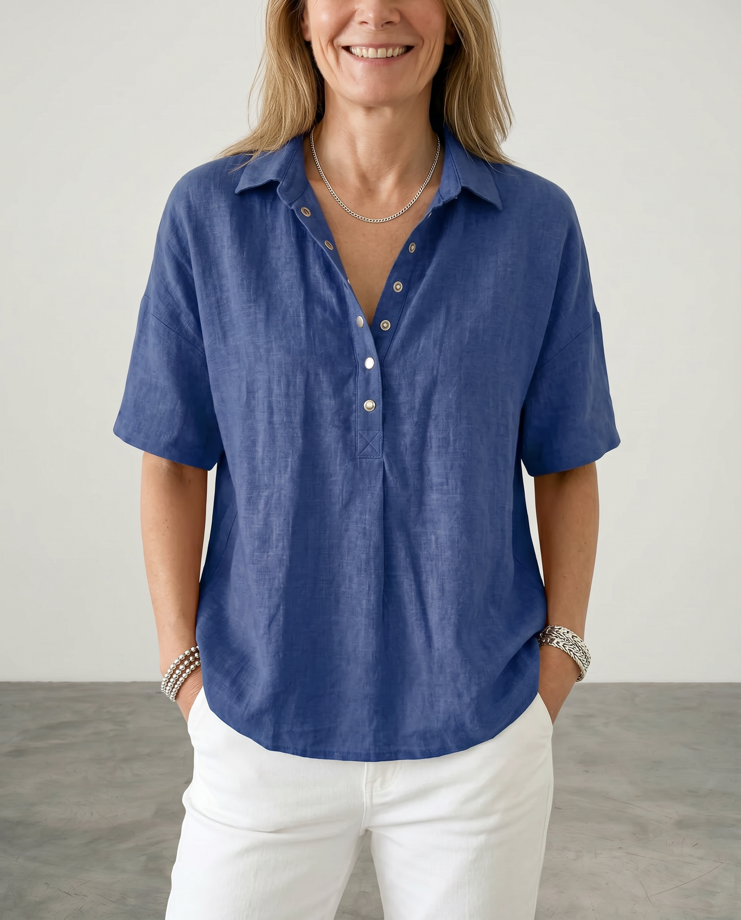 Chelsa | Kraag Blouse