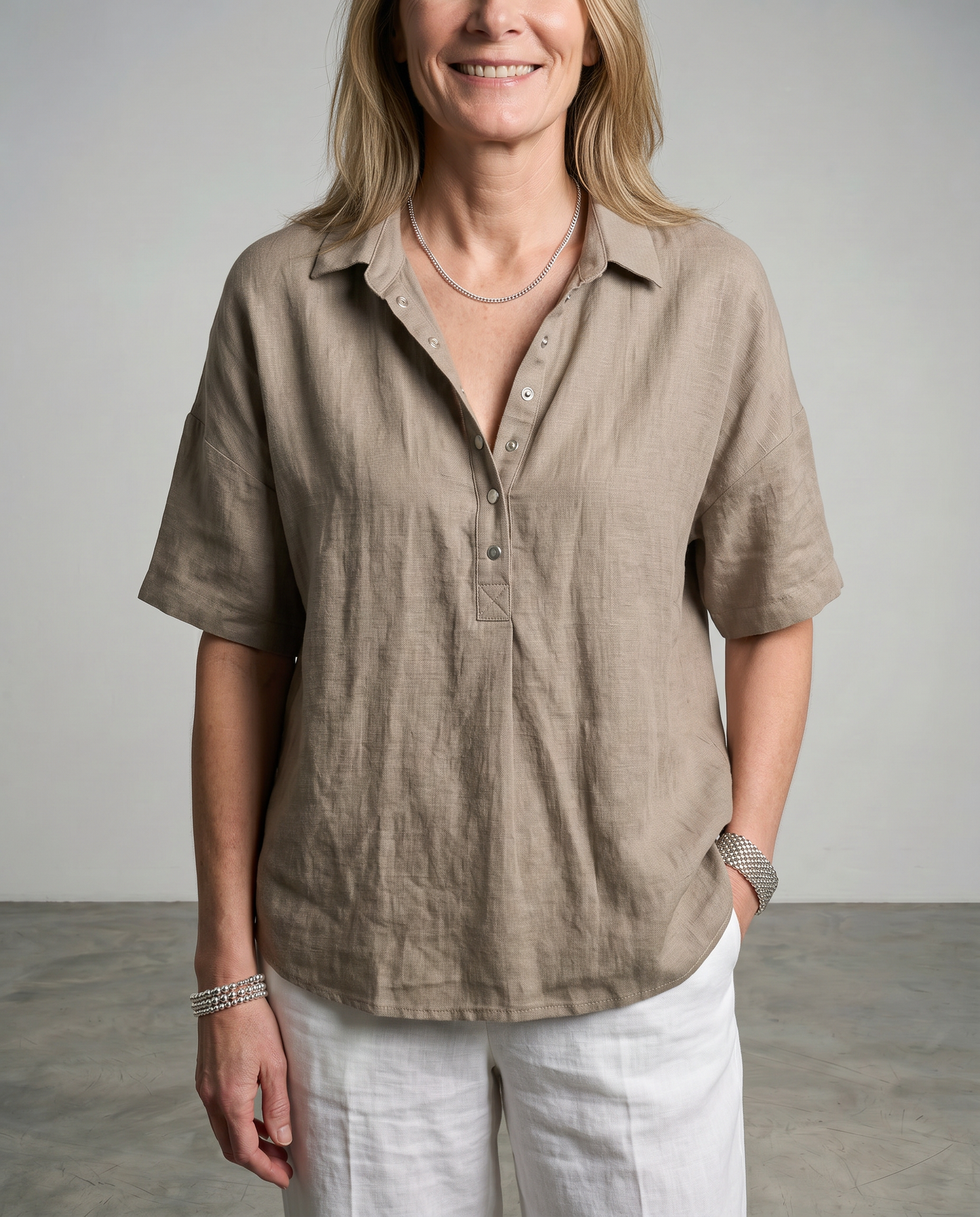 Chelsa | Kraag Blouse