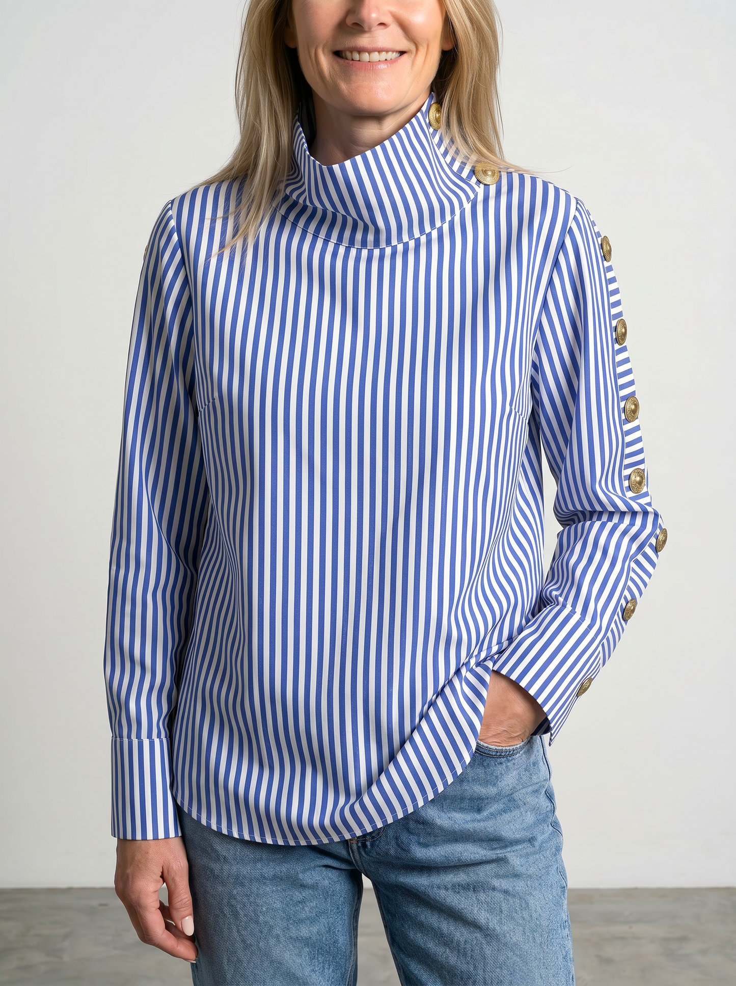 Noa | Gestreepte Blouse